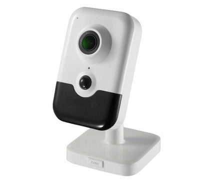 Hikvision DS-2CD2443G2-IW - Caméra cube 4 Mpx, 2,8 mm, avec IR et microphone, Wi-Fi, emplacement pour carte micro SD