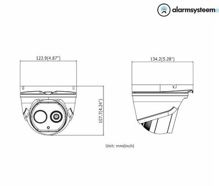 Hikvision Hikvision DS-2TD1228-2/QA, Thermal bi-spectrum Dome Camera