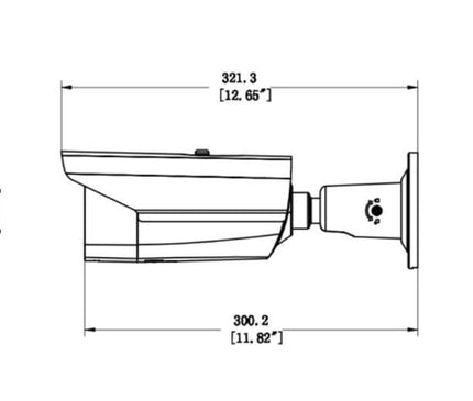 Hikvision Hikvision DS-2TD2617-6/QA 160x120/4MP HeatPro Bullet Thermique angle d'ouverture 15,96°.
