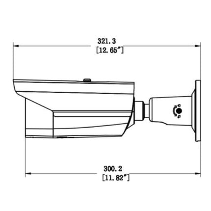 Hikvision Hikvision DS-2TD2617-6/QA 160x120/4MP HeatPro Bullet Thermique angle d'ouverture 25°.