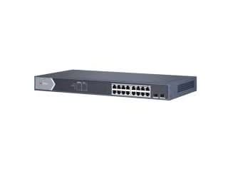 Hikvision Hikvision DS-3E1518P-EI, 18 poorts smart switch met 16 x PoE, 1000Mb/Gigabit