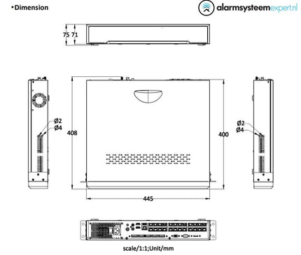 Hikvision Hikvision DS-7732NI-M4/24P 32 canaux 24x connexions POE, 4K