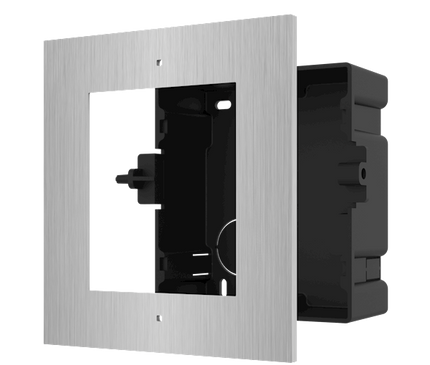 Hikvision Hikvision DS-KD-ACF1/S Cadre de montage 1 module acier inoxydable