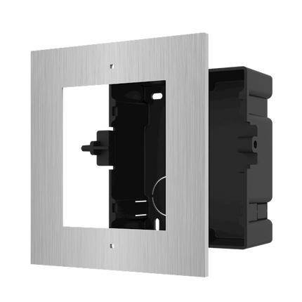 Hikvision Hikvision DS-KD-ACF1/S Cadre de montage 1 module acier inoxydable