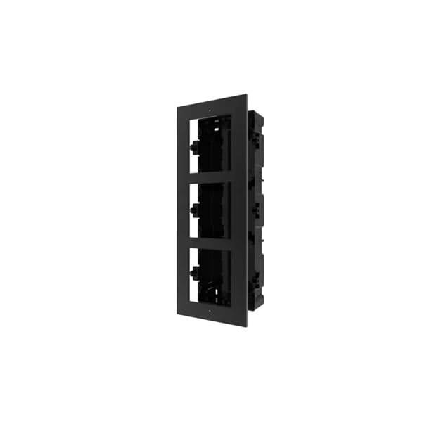 Hikvision Hikvision DS-KD-ACF3, Schwarz Montagerahmen 3 Module