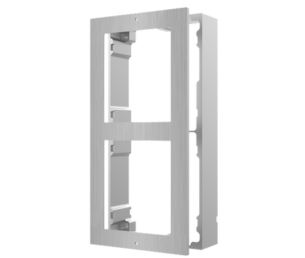 Hikvision Hikvision DS-KD-ACW2/S, modular intercom, surface mount frame 2 modules stainless steel