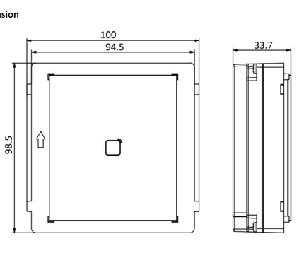 Hikvision Hikvision DS-KD-E, Modul Gegensprechanlage, Kartenleser EM