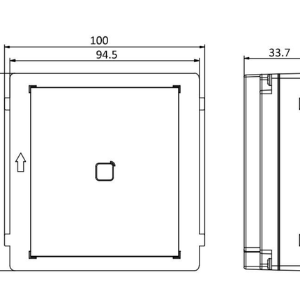 Hikvision Hikvision DS-KD-E, Module Intercom, Card Reader EM