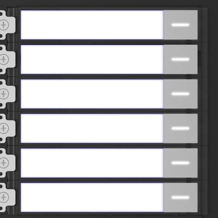 Hikvision Hikvision DS-KD-KK Beldrukker 6 knoppen
