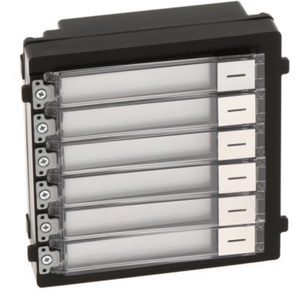 Hikvision Hikvision DS-KD-KK Beldrukker 6 knoppen