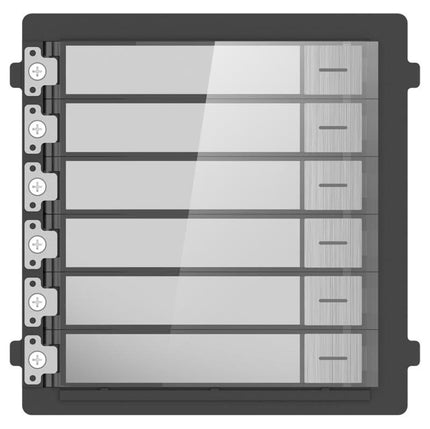Hikvision Hikvision DS-KD-KK/S 6 Poussoirs de cloche en acier inoxydable
