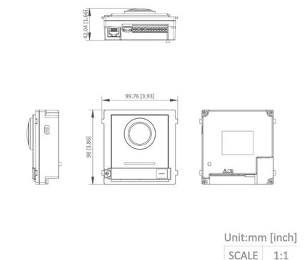 Hikvision Hikvision DS-KD8003-IME1 (B) Außenstellen-Kameramodul