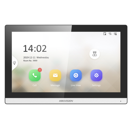 Hikvision Hikvision DS-KH6350-WTE1 Écran d'intérieur 7" TFT, Full HD, WiFi/PoE