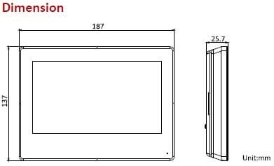 Hikvision Hikvision DS-KH9310-WTE1 (B) Android Innenstation PoE 7" Zoll