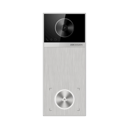 Hikvision Hikvision DS-KV6114-MWBE1, Video-Türklingel, WiFi/PoE, Micro SD Slot, 150gr Blickwinkel (Metallgehäuse)