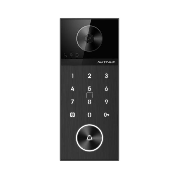 Hikvision DS-KV6124-WBE1, Video doorbell 4MP, WiFi/PoE, Micro SD slot, 150gr. (numeric keypad)