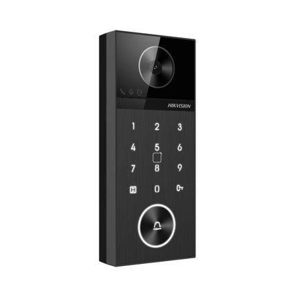 Hikvision Hikvision DS-KV6124-WBE1, Video-Türklingel 4MP, WiFi/PoE, Micro SD Steckplatz, 150gr (Zifferntastatur)