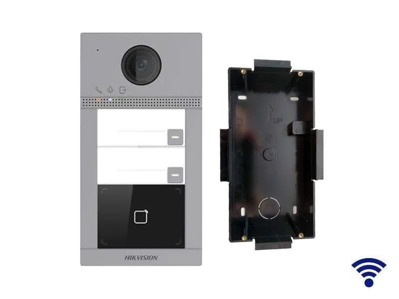 Alarm SystemExpert.de Alarm SystemExpert.de DS-KV8413-WME1/FLUSH Unterputz 4 Klingeldrücker IR-Beleuchtung PoE 12v