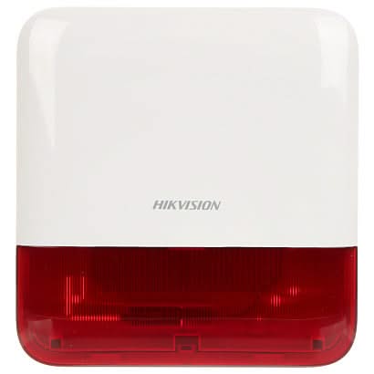 Hikvision Hikvision DS-PS1-E-WE Buitensirene Rode kap