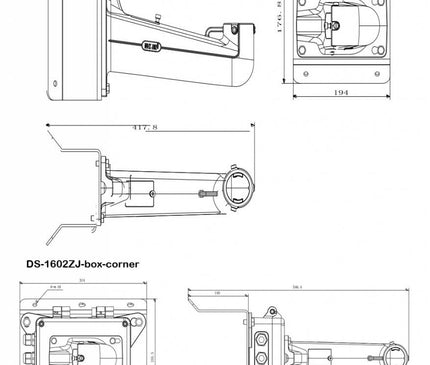 Hikvision Hikvision Corner Bracket DS-1602ZJ Corner