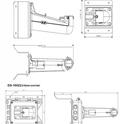 Hikvision Hikvision Eckhalterung DS-1602ZJ Ecke