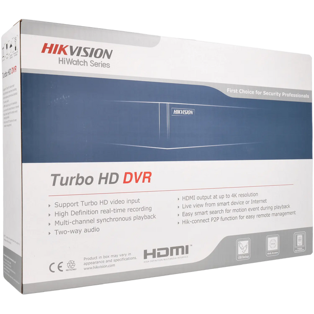 Hikvision HWD-7104MH-G4, 4-Kanal Turbo HD Rekorder 4K