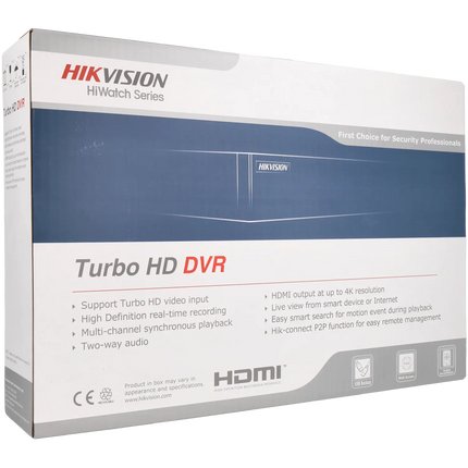 Hikvision Hikvision HWD-7104MH/T, 4 kanaals Turbo HD recorder 4K