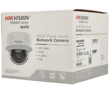Hikvision HWI-D121H-C, Caméra dôme 2MP 2.8mm, PoE, 20m IR