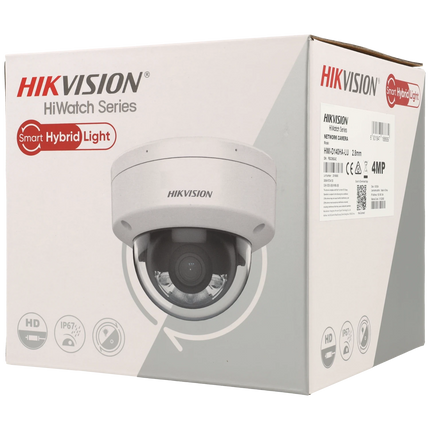 Hikvision Hikvision HWI-D140HA-LUC, 4Mp 2.8mm, Smart Hybrid Light, PoE, dual built-in microphone