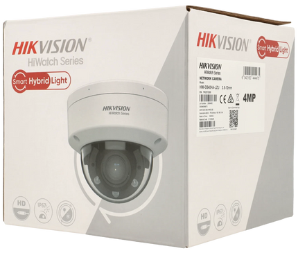Hikvision Hikvision HWI-D640HA-LZU, 4MP Dome camera, optical zoom 2.8mm-12mm, PoE, Smart Hybrid Lights, 2x Mic.