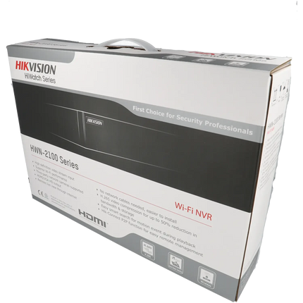 Hikvision HWN-2108MH-W, 8 Kanal WiFi NVR, ohne PoE, Max 4MP Kameras
