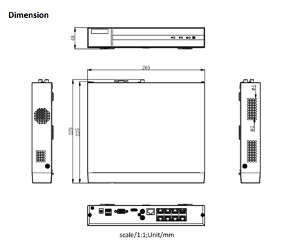 Hikvision Hikvision HWN-4108MH-8P, NVR 8 canaux 8Mp/4K, 8x PoE