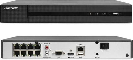 Hikvision HWN-4108MH-8P, NVR 8 canaux 8Mp/4K, 8x PoE