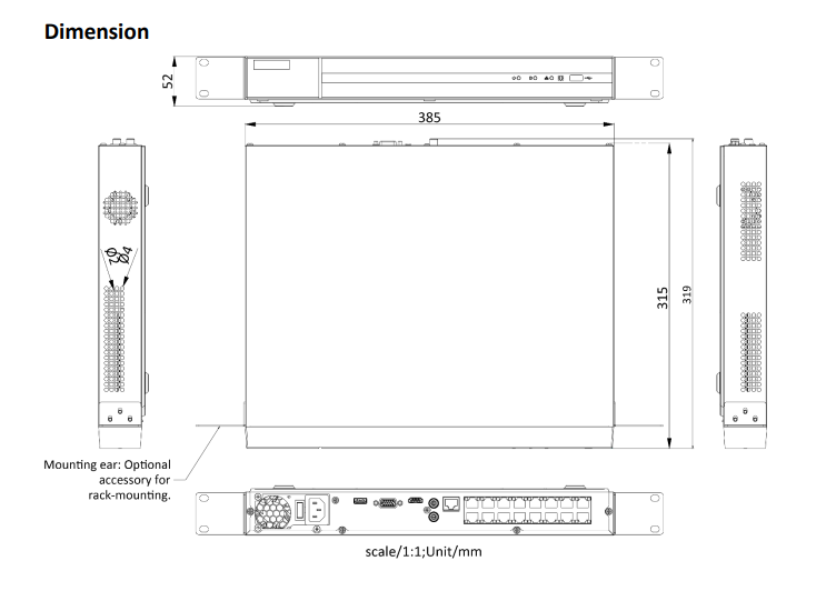 Hikvision Hikvision HWN-4216MH-16P, 16 Kanaals 8Mp/4K NVR, 16x PoE