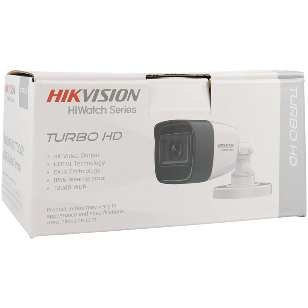 Hikvision Hikvision HWT-B181-M, 8MP/4K Bulletcamera 2.8mm, 4 in 1 video-output coax