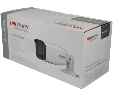 Hikvision HWT-B320-VF, 2MP Motor Zoom 2.8-12mm Objektiv, Bullet-Kamera, 40m IR, 4 in 1 Video-Ausgang Koax