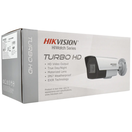 Hikvision HWT-B350-Z 5MP, Bullet Motor Zoom 2.7 - 13.5 mm , Autofokusfunktion, 40m IR, 4 in 1 Videoausgang