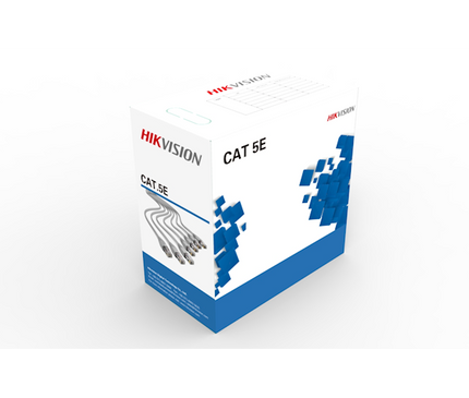 Hikvision Hikvision Netzwerkkabel CAT5e UTP, 305 mtr, 100% Kupfer, feste Adern
