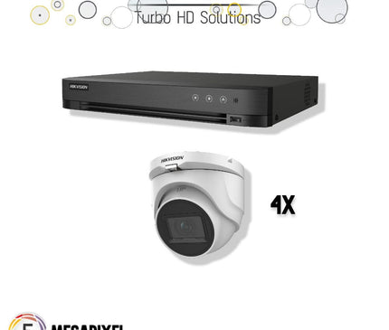 Hikvision Hikvision Turbo HD Set | 4x Eyeball | 5 Megapixel