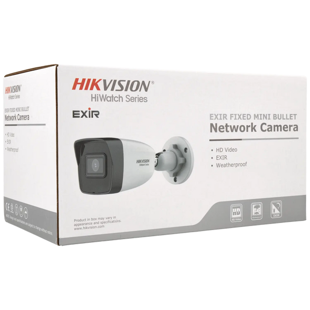 Hikvision HWI-B180H, 8MP 2.8mm Bullet ip camera, 30m IR, PoE