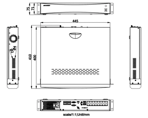 Hikvision iDS-7716NXI-M4/16P/X, DeepinMind NVR 16-kanaals PoE, IP-camera tot 32 MP