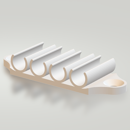 Hikvision Cable Clip - 1, 2, 4, 6 ou 8 voies | Clip de montage en plastique