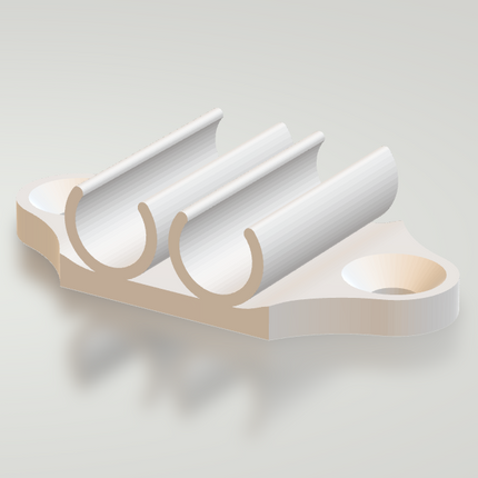 Hikvision Cable Clip - 1, 2, 4, 6 ou 8 voies | Clip de montage en plastique