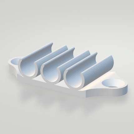 Hikvision Cable Clip - 1, 2, 4, 6 or 8-way | Plastic Mounting Clip