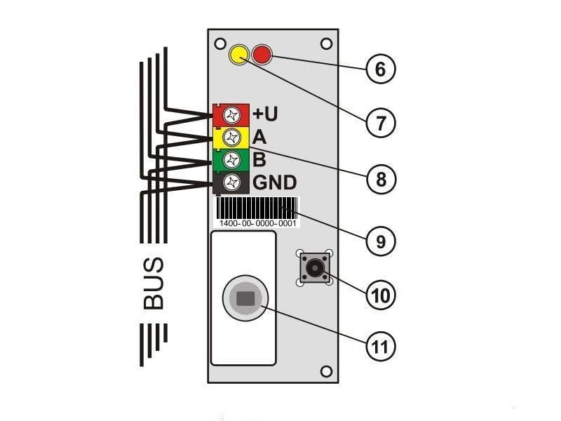 Jablotron JA-110P BUS PIR bewegingsdetector – ECO