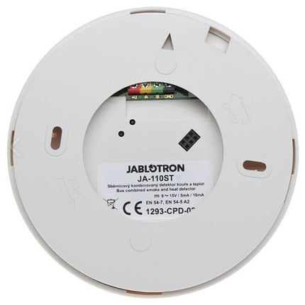 Jablotron JA-110ST BUS gecombineerde rook- en hitte detector