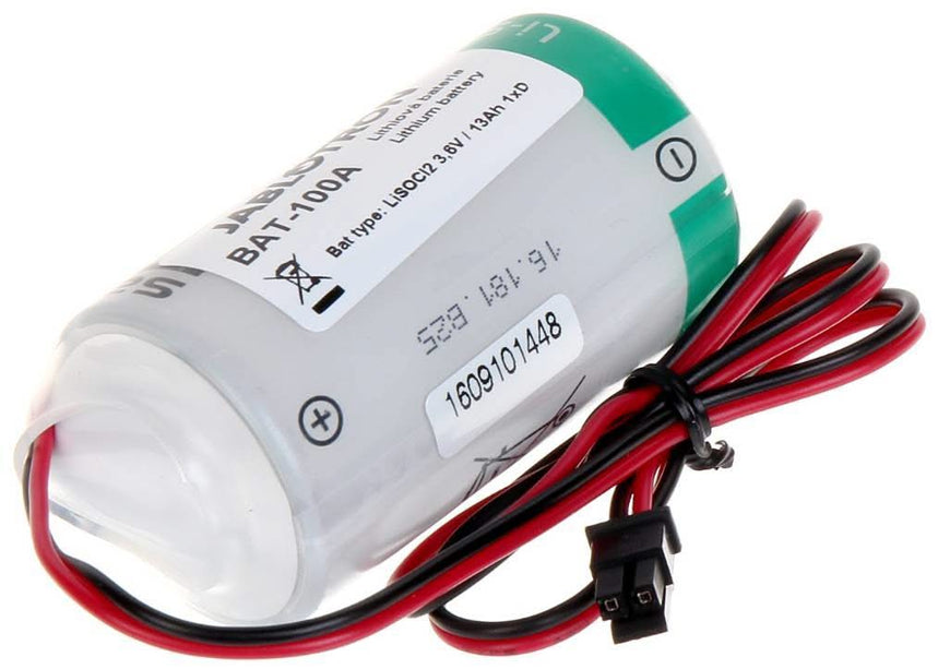 Jablotron Jablotron Bat-100 Batterie pour JA-163A RB, Batterie au lithium 3.6V 13Ah 1xD