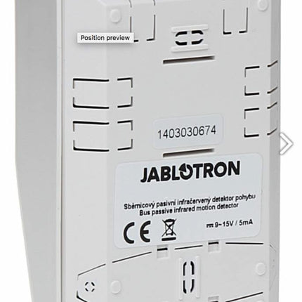Jablotron JA-150P Drahtloser Mini-PIR