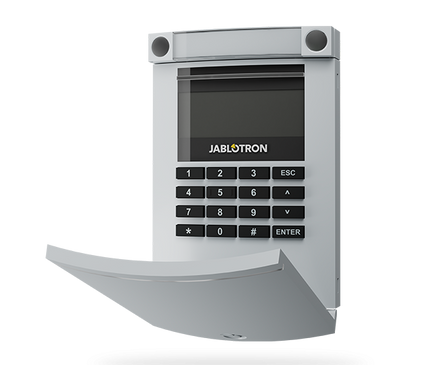Jablotron Jablotron JA-154E-GR, Controller wireless, LCD and RFID Gray