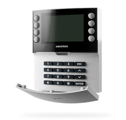 Jablotron JA-155E Clavier sans fil avec écran et lecteur RFID BLANC